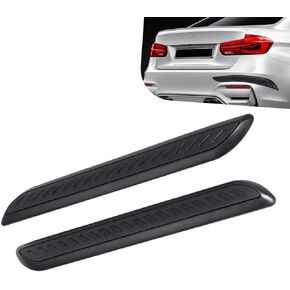 2 PCS Car Bumper Guard, PVC Anti-scratch Bumper Protector Strip, Self-adhesive Vehicle Edge Protective Accessories, for Most Cars Trucks SUVs (Black) in Kuwait