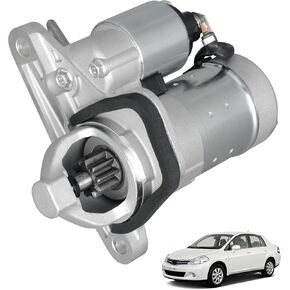 New Starter Motor 17982N Compatible with Nissan Cube 2009-2014, Sentra 2007-2019, NV200 2013-2021, Juke, Versa, Chevrolet City Express L4 1.6L 1.8L 2.0L Replace OE S114-955A 23300-EN200 in Saudi Arabia