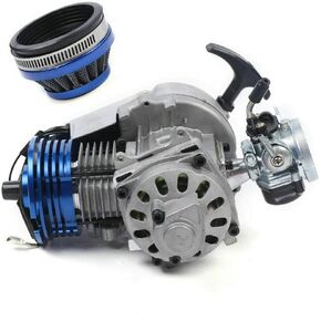 Engine Motor 49CC 2 Stroke Racing Complete Engine Motor Pull Start Motorized Bike Engine Kit for Pocket Bike Mini Dirt Bike ATV Scooter (Racing Complete Engine) in Saudi Arabia