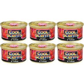 Cherry Air Freshener, Long-Lasting Spill-Proof Canister, 0.81 oz Each, Pack of 6 in Saudi Arabia