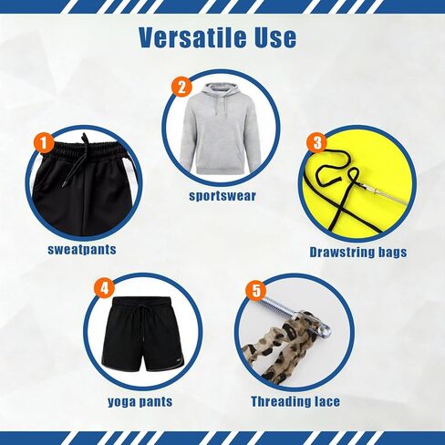 8 Pack Drawstring Threader Tool, Rope Puller Tool Set, Flexible Drawstring Threader for Easy Rope Clips for Jackets Coats Pants Hoodies Sweaters in Kuwait