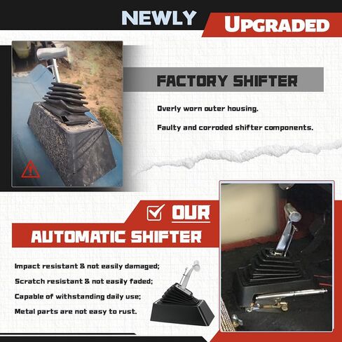 80675 Automatic Shifter Assembly, StarShifter 3 & 4 Speed Ratchet Shifter, Universal Automatic Transmission Shifter for GM TH400 TH350 TH250 TH200, Ford C4 C6 in Saudi Arabia