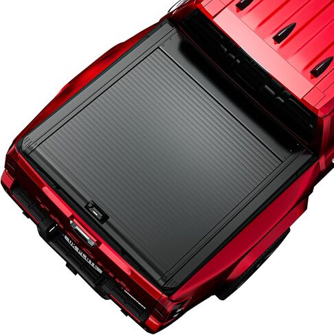 غطاء تونيو صلب قابل للسحب من ONINE مناسب حسب الطلب لسرير Toyota Tacoma 5ft 2016-2023 مع نظام السكك الحديدية المسار وسكة السرير وشرائح الألومنيوم، متوافق مع العارضة ورفوف البضائع. in Kuwait