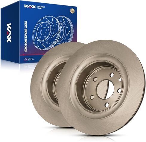 KAX Front Brake Rotors Kit for Toyota, Lexus - Highlander, Sienna, RX350, NX300, NX200t, RX450h, NX300h, 12.91 inch(328mm) Vented Disc Brake Rotor in Kuwait
