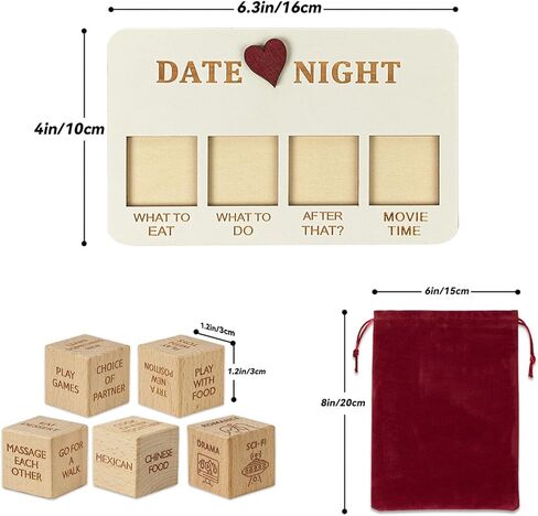 Couple Gifts for Men Women Date Night Dice Ideas Couples Toys Games Anniversary Birthday Engagement Valentine's Day Gifts for Boyfriend Girlfriend Husband Wife Groom Bride Him Her in Saudi Arabia