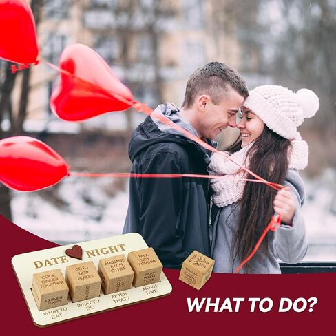 Couple Gifts for Men Women Date Night Dice Ideas Couples Toys Games Anniversary Birthday Engagement Valentine's Day Gifts for Boyfriend Girlfriend Husband Wife Groom Bride Him Her in Saudi Arabia