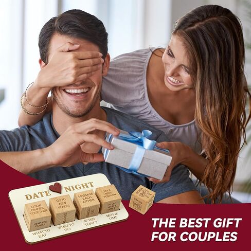 Couple Gifts for Men Women Date Night Dice Ideas Couples Toys Games Anniversary Birthday Engagement Valentine's Day Gifts for Boyfriend Girlfriend Husband Wife Groom Bride Him Her in Saudi Arabia