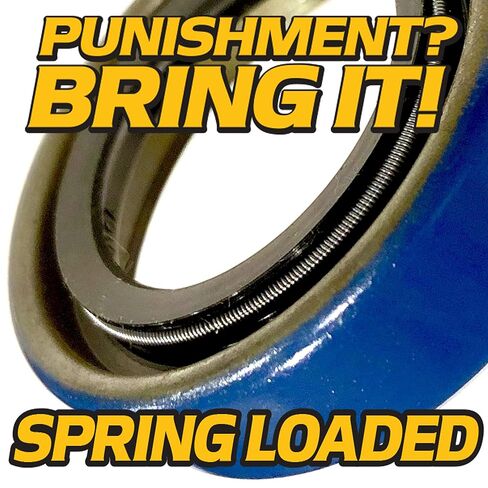 2 Kits Front Wheel Bearing & Seal Rebuild Kit w/Garter Spring Loaded Seal Upgrade Replaces Toro Exmark 110-8837 - OEM Upgraded Bore Sealant Coated Seals in Kuwait