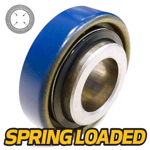 2 Kits Front Wheel Bearing & Seal Rebuild Kit w/Garter Spring Loaded Seal Upgrade Replaces Toro Exmark 110-8837 - OEM Upgraded Bore Sealant Coated Seals in Kuwait
