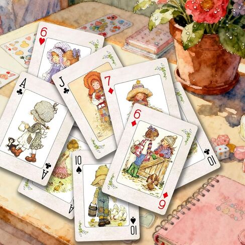 Playing Cards, Country Illustration Vintage Style Poker Cards, Beautiful Childhood Memories Themed Playing Card, Standard Cards, 54 Unique Exquisite Illustrations, High-End Playing Cards. in Kuwait