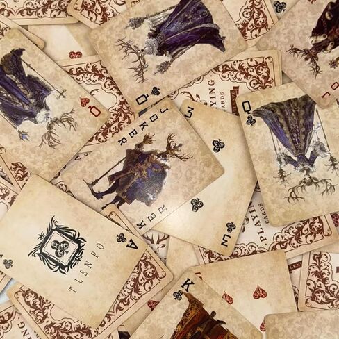 Vintage Style Playing Cards, Reindeer & Elk Playing Cards, Cool Deck of Cards for Family Game Night, Travel & Holiday Parties, Party Games, Collections in Saudi Arabia