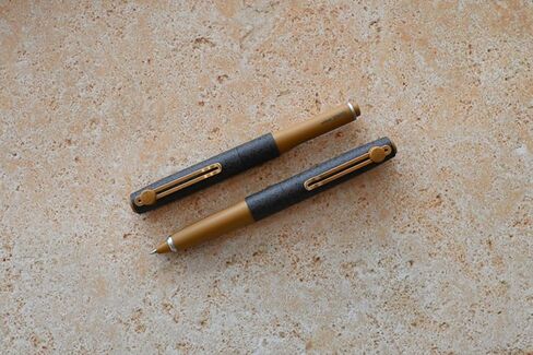 ZENTO Signature Model Ballpoint Pen Limited Stone Brass 0.5mm Ink Color Black Premium Metal Body UBZHT05.ST With Original Stylus Ballpoint Touch Pen in Saudi Arabia