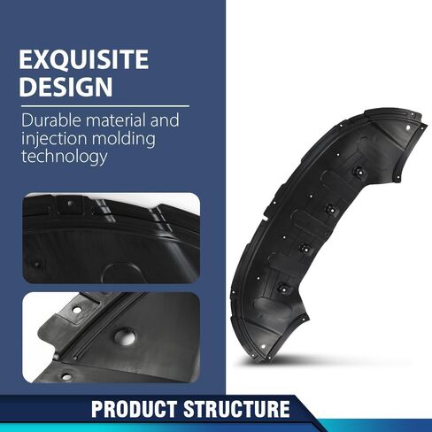 PIT66 Engine Splash Shield Under Cover Compatible with Kia Optima 2016-2018 in Kuwait