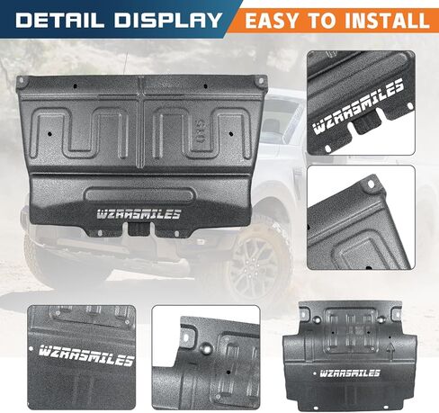 تحديث ML3Z-7222-D+ FL3Z-5D032-A واقي دفقة المحرك الفولاذي المنغنيز ثلاثي الأبعاد متوافق مع Ford F150 2015-2022 استبدل JL3Z-7222-C + FL3Z-5D032-D in Kuwait