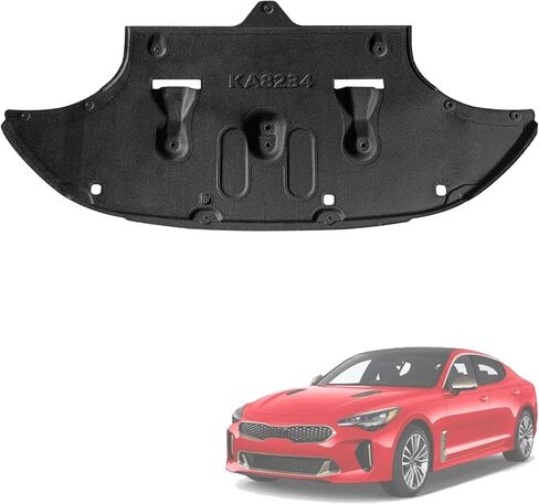 Engine Splash Shield Guard Compatibility with 2018-2023 Kia Stinger 18-23 Stinger Turbo 2.0L/2.5L Engine Case Guard Under Engine Cover - Easy Installation & Screw Hardware 29110J5000 in Saudi Arabia