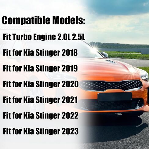 Engine Splash Shield Guard Compatibility with 2018-2023 Kia Stinger 18-23 Stinger Turbo 2.0L/2.5L Engine Case Guard Under Engine Cover - Easy Installation & Screw Hardware 29110J5000 in Saudi Arabia