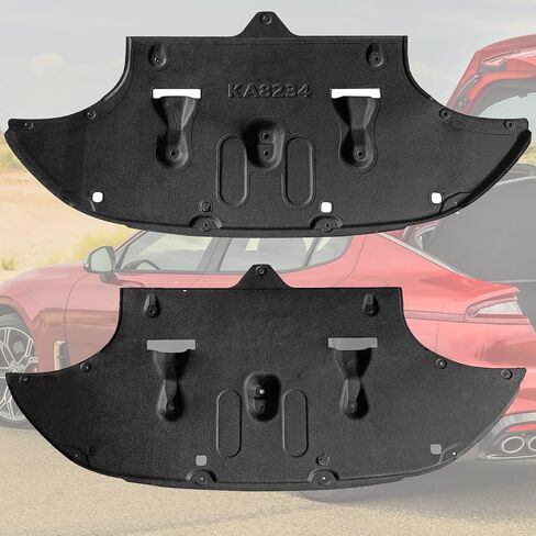 Engine Splash Shield Guard Compatibility with 2018-2023 Kia Stinger 18-23 Stinger Turbo 2.0L/2.5L Engine Case Guard Under Engine Cover - Easy Installation & Screw Hardware 29110J5000 in Saudi Arabia