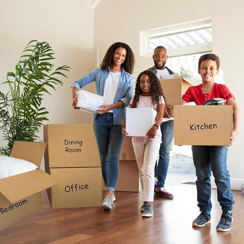 مجموعة نقل اقتصادية مكونة من غرفة واحدة من UBMOVE، 15 صندوقًا من الورق المقوى المموج باللون البني (5 صناديق صغيرة و10 صناديق متوسطة)، مجموعة نقل الشقق مع شريط وقلم تحديد وصناديق تخزين in Kuwait