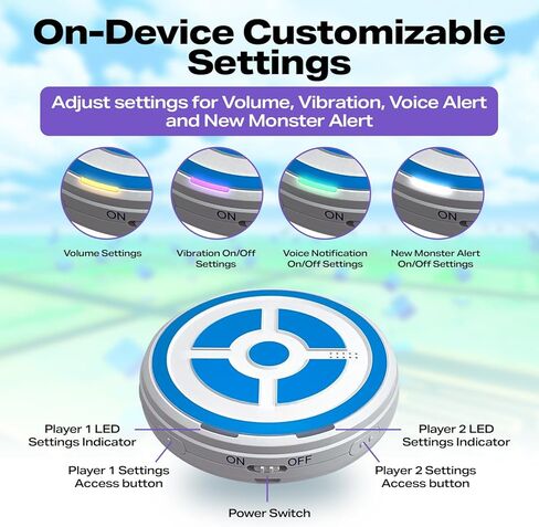 Megacom DuoMon Advance Auto Catcher for Pokemon Go Plus - 2 Account Play, Auto Catch, Auto Spin, Customizable Settings - 2026 Edition in Saudi Arabia