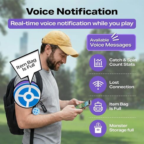 Megacom DuoMon Advance Auto Catcher for Pokemon Go Plus - 2 Account Play, Auto Catch, Auto Spin, Customizable Settings - 2026 Edition in Saudi Arabia