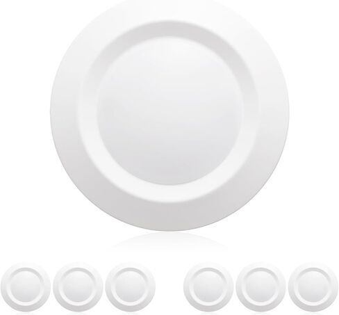 7.5" Flush Mount Disk Light,CRI90, 1000lm, 11W, 3000K Warm White Surface Mount Lighting, Dimmable LED Disk Lights(6 Pack) in Saudi Arabia
