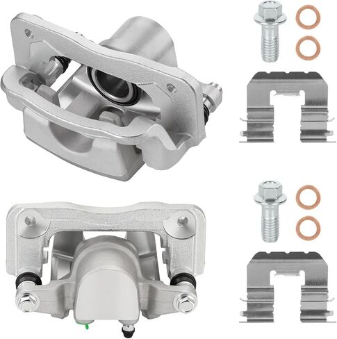 Rear Brake Calipers for Kia Sorento 2011-2020,for Hyundai Santa Fe 2010-2016, Santa Fe Sport 2013-2018, Santa Fe XL, Rear Driver & Passenger Side, Replace 19-B6271S 19-B6270S, 2PCS w/Bracket in Kuwait