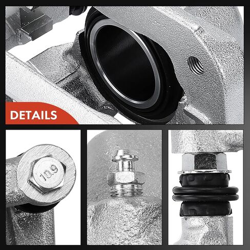 A-Premium Disc Brake Caliper Assembly with Bracket Compatible with Mini Cooper Countryman 2011-2016 1.6L, Cooper Paceman 2013-2016 1.6L - Front Driver and Passenger Side, 2Pcs in Kuwait