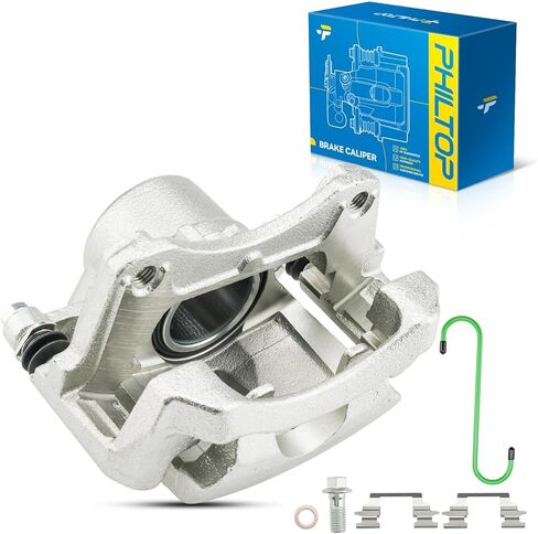 PHILTOP Brake Caliper Compatible with 2004-2012 Chevrolet Malibu, 2005-2010 Pontiac G6, 2007-2009 Saturn Aura, 18-B4910A in Kuwait