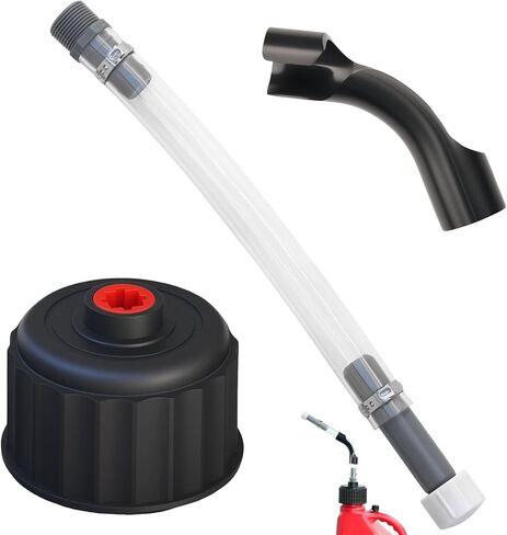1PC Racing Fuel Jug Complete Replacement Kit – 3042 Jug Cap & PVC Fuel Hose for 5/5.5 Gallon Racing Fuel Cans, Compatible with Scribner, Jegs & VP Fuel Jugs in Saudi Arabia