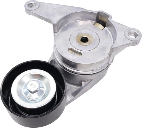 HiSport Drive Belt Tensioner Assembly with Pulley - Compatible with Chevrolet Equinox Impala Malibu Camaro & GMC Acadia Terrain & Cadillac CTS & Buick Allure & Pontiac G6 & Saab 9-3, Replace# 12575509 in Kuwait