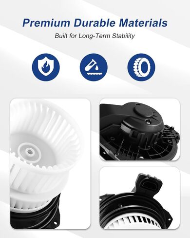 HVAC Heater Blower Motor Fit for Hyundai Sonata 2020-2023 L4 1.6L 2.5L Replace PM4828 97113L0000, Front HVAC Blower Heater Motor with Blower Wheel Fan Cage in Kuwait