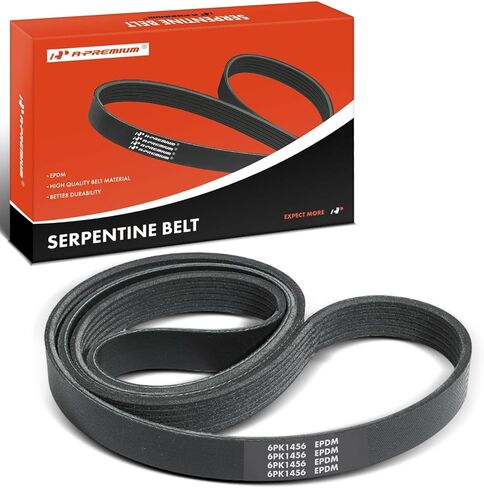 A-Premium Serpentine Belt 57.34 In For BMW E85 Series Z4 2003-2005 2.5L 3.0L & Cadillac CT6 2016-2019 3.0L in Kuwait