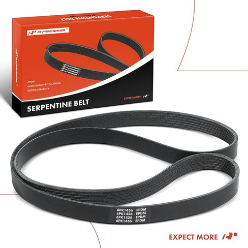 A-Premium Serpentine Belt 57.34 In For BMW E85 Series Z4 2003-2005 2.5L 3.0L & Cadillac CT6 2016-2019 3.0L in Kuwait