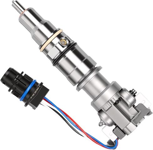 6.0L Powerstroke Fuel Injector, Compatible with Ford Super Duty (2004-2010), Compatible with Ford Excursion (2004-2010), With Sleeve & Gasket, Replacement for 4C3Z9E527AA, BRM, AP60901 in Saudi Arabia