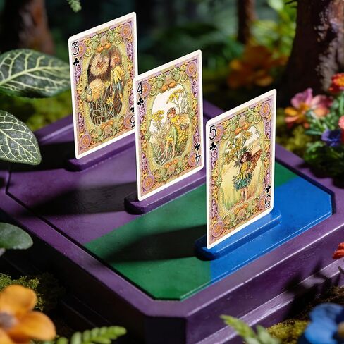 Vintage Style Forest Elf Theme Playing Cards, Double-Sided Anti-Slip Texture Design, 54 Exquisite Non-Repeating Illustrations, Perfect in Kuwait