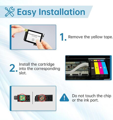 Remanufactured Ink Cartridge Replacement for Epson 232 Combo Pack 232XL 232 XL T232XL used for Epson Expression Home XP-4200 XP-4205 WF-2930 WF-2950 Printer Ink (4 Pack, Black Cyan Magenta Yellow) in Saudi Arabia