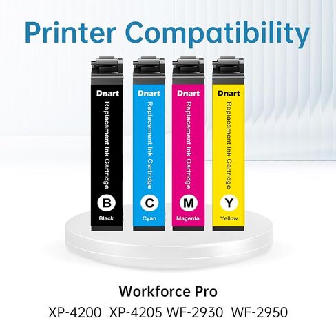 Remanufactured Ink Cartridge Replacement for Epson 232 Combo Pack 232XL 232 XL T232XL used for Epson Expression Home XP-4200 XP-4205 WF-2930 WF-2950 Printer Ink (4 Pack, Black Cyan Magenta Yellow) in Saudi Arabia