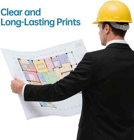 wide format, Inkjet Printer Paper 36 Inch x 150 ft 4 Roll, 2 Inch Core CAD Bond Rolls, 95 Bright, 30lb Plotter Paper for Wide Format Printer in Saudi Arabia