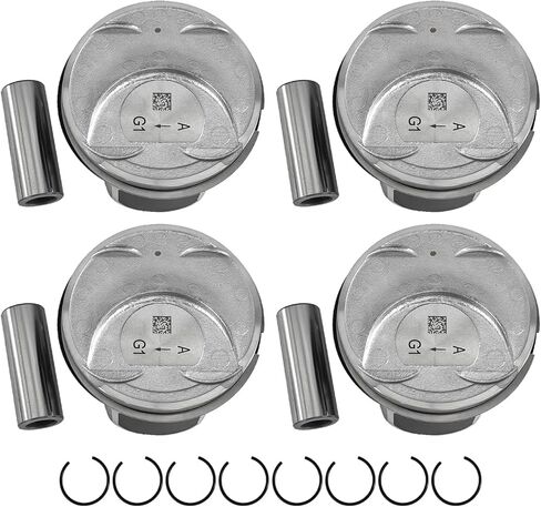 STD Engine Piston & Snap Rings Set Fits for G4KH 2.0L Turbo Engine 2011-2015 Kia Optima/Sportage 2011-2014 Hyundai Sonata/Santa Fe Sport, Replace 23410-2G400 23040-2G400 in Saudi Arabia