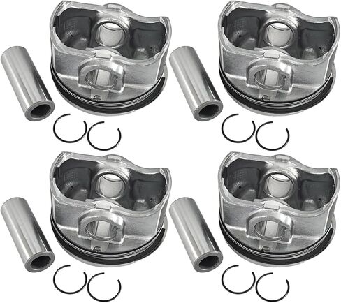 STD Engine Piston & Snap Rings Set Fits for G4KH 2.0L Turbo Engine 2011-2015 Kia Optima/Sportage 2011-2014 Hyundai Sonata/Santa Fe Sport, Replace 23410-2G400 23040-2G400 in Saudi Arabia