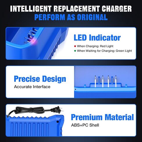 استبدال شاحن سريع لشاحن Kobalt 40V متوافق مع بطارية Kobalt 40-V Max KB440-03 KB540C-06 KB540-06 KB2540C-06 KB640-03 بطارية أدوات الطاقة من سلسلة in Kuwait