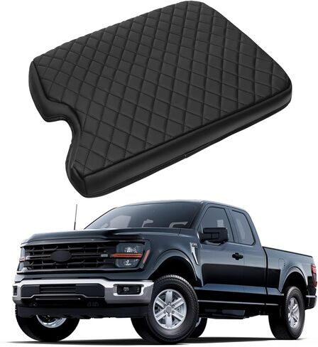 Center Console Armrest Cover Compatible with Ford F150 2015-2025, 2017-2025 F250 F350 F450(for Jump Seat Only) in Kuwait