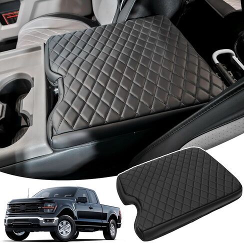 Center Console Armrest Cover Compatible with Ford F150 2015-2025, 2017-2025 F250 F350 F450(for Jump Seat Only) in Kuwait