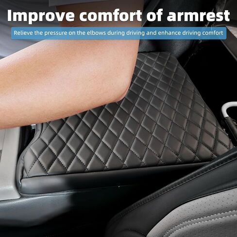 Center Console Armrest Cover Compatible with Ford F150 2015-2025, 2017-2025 F250 F350 F450(for Jump Seat Only) in Kuwait