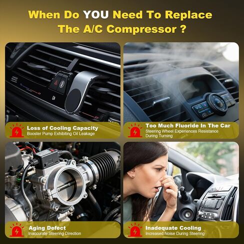 CO 29002C Air Conditioning AC Compressor with Clutch fits for Chevrolet,GMC Models - Silverado,Express,Sierra,Yukon,Tahoe,Suburban,Savana,Escalade,Avalanche, & More - with 2 Mounting Holes in Saudi Arabia
