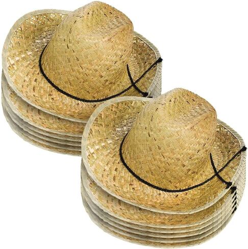 Fun Express Adult‘s High-Crown Western Hats - 12 Pieces in Kuwait