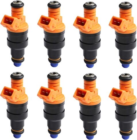 Set of 8 Fuel Injector Compatible with Ford F150 F250 F350 E150 E250 E350 Mustang Expedition Excursion, Replacement for Lincoln Navigator Town Car, Replaces 0280150943 0280150939 0280150909 in Kuwait
