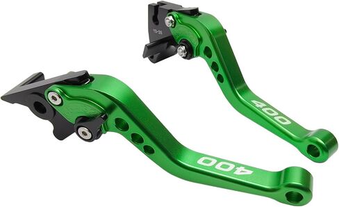 Short Brake Clutch Handle Lever Replacement for Kawasaki Ninja 400 Z400 EX400 2018-2023, CNC Aluminum Motorcycle Accessories Shorty Levers(Black) in Saudi Arabia