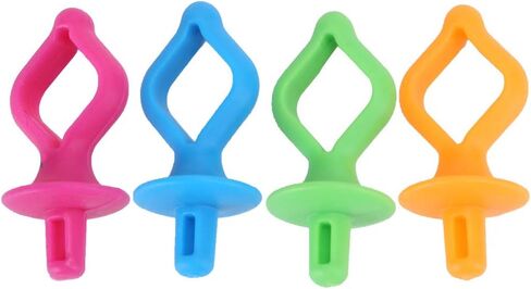 40Pcs Bobbin Fixing Clips, Spool Huggers Clip, Colorful Silicone Bobbin Thread Organizer, Clamp Thread Saver for Sewing Accessory Thread Spool Organizing in Kuwait