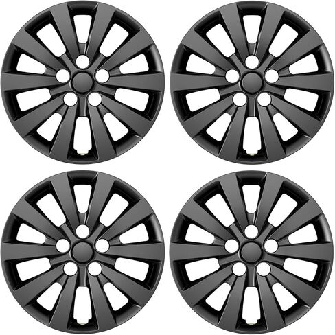 TangMiGe 4-Pack 16 inch Hubcaps Compatible with Nissan Leaf 2011-2026, Sentra 2013-2019, fit for 16" Steel Wheel, Wheel Cover Skin Hub Cap, Snap On Rim Cover (Silver Color) in Kuwait